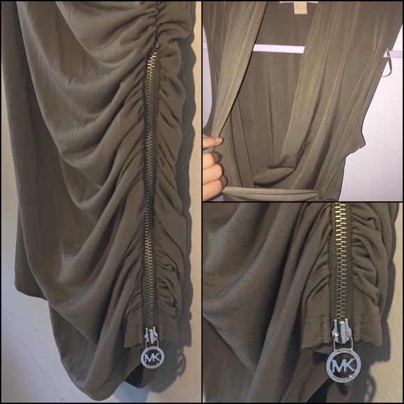 MK Green Rouched Top - Picture 7 of 7